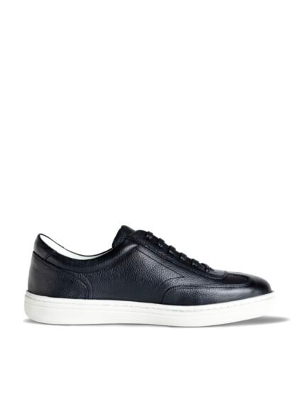 Basket Noir Cuir B-23S